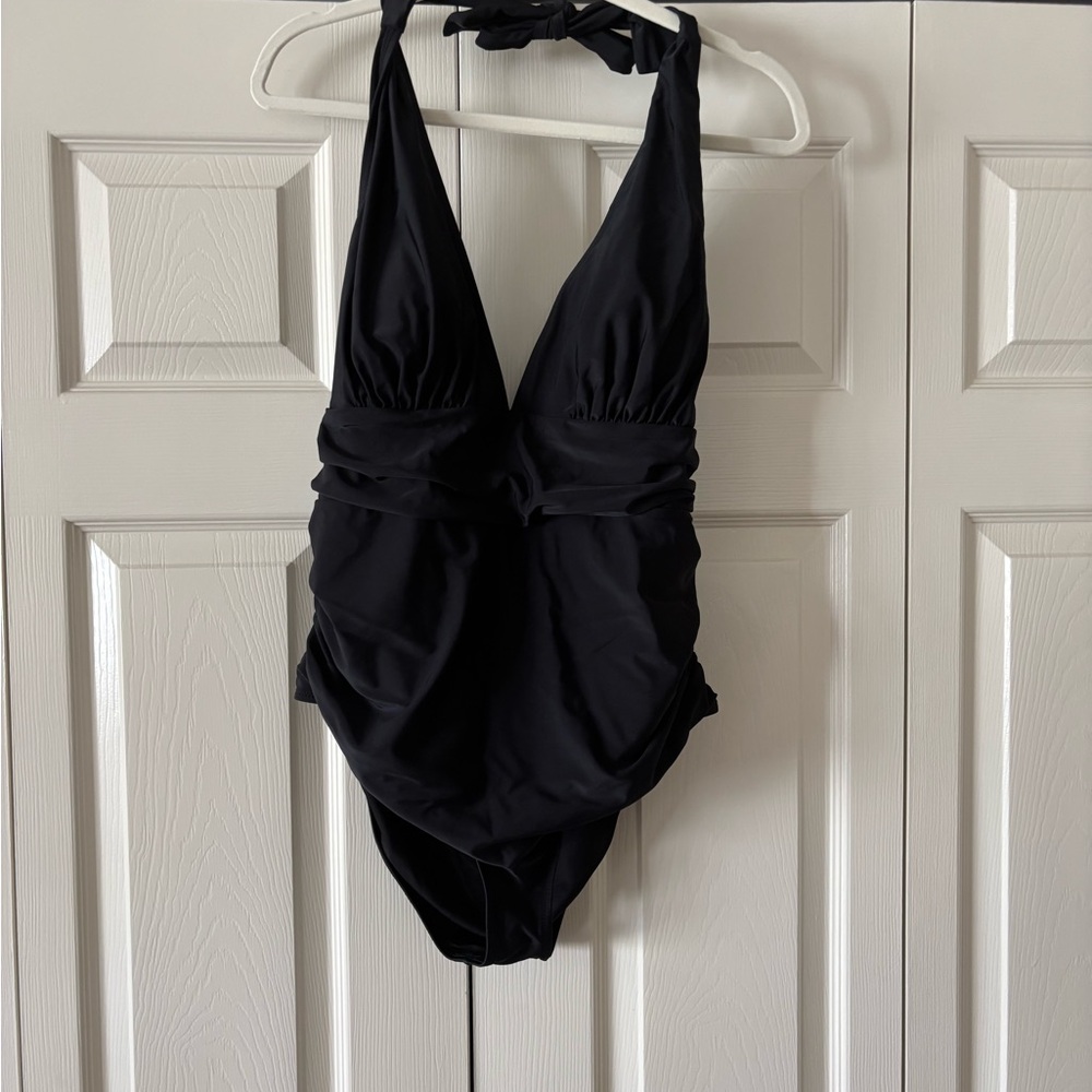 Classic Cupshe One-Piece Swimsuit - Halter Neck